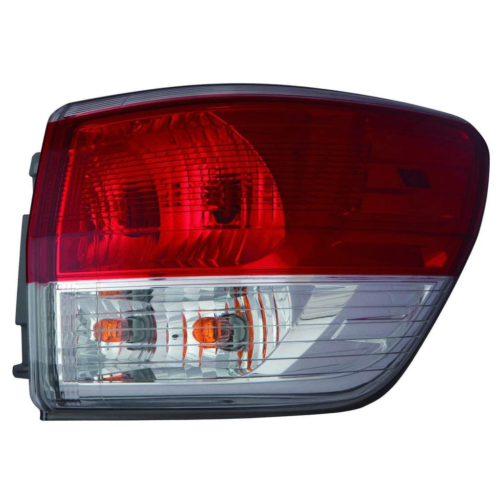 Replacement Passenger Outer Tail Light Assembly for 2013-16 Nissan Pathfinder
