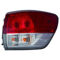 Replacement Passenger Outer Tail Light Assembly for 2013-16 Nissan Pathfinder