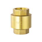 Brass Check Valve for Hydraulic Backflow Control (12 Inch Vertical Lift)