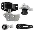 Set of 4 Engine Motor and Transmission Mounts for Nissan Rogue (2014–2015)