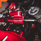 Red Hyper Pro Steering Damper Stabilizer for Monkey 125 Z125 (2021-2024)