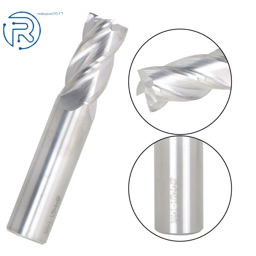 Carbide End Mill for Automotive Applications (3/4" x 1-1/2", 4" Overall)