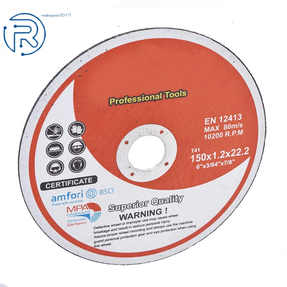 25 Pack Cut-off Wheel for Metal & Stainless Steel (6"x.045"x7/8")