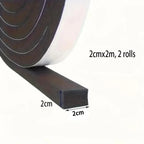 2X Sponge Sealing Strips for Sliding Doors (Waterproof, Soundproof)