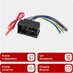 Aftermarket Radio Wiring Harness for Jeep Wrangler JL (2018–2020)