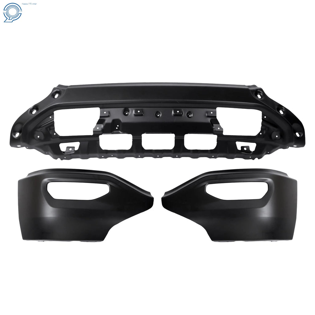 Front Bumper Face Bar for GMC Sierra 1500 (2016–2018) Split Steel