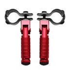 Motorcycle Rearsets Red Footrest Pegs for Universal Models