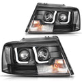 LED DRL Projector Headlight for Ford F150/Lincoln Mark LT (2004–2008)