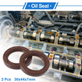 2X Oil Seal Rotary Shaft Seal FKM Rubber 30x44x7mm for [Make Model] 