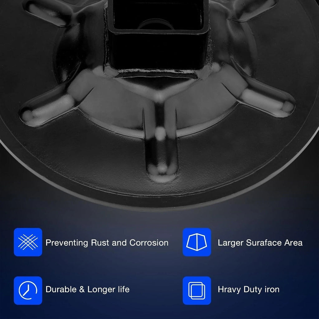 9" Rear Jack Foot Pad for 2" I.D Square Tube
