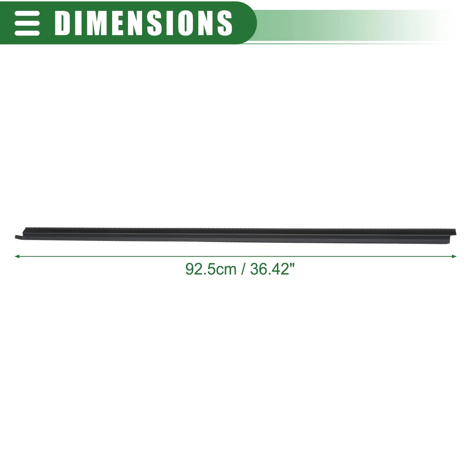 Set of 1 Window Weatherstrip Trim Seal Belt for Nissan (No. 8082101G00)