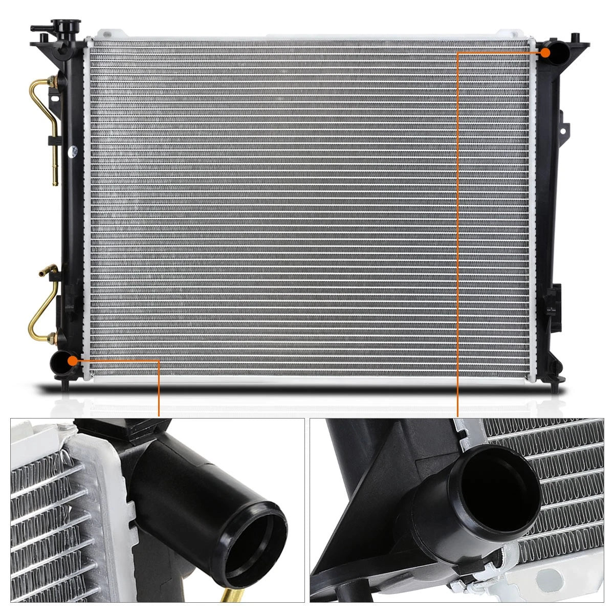Aluminum Radiator for Azera/Sonata/Magentis/Optima (2006–2011) DPI-2831