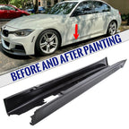 Side Skirts for BMW 3 Series F30 F31 F80 (2012–2018) - Black