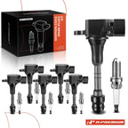 Set of 6 Ignition Coils & Spark Plugs for Nissan Altima Frontier