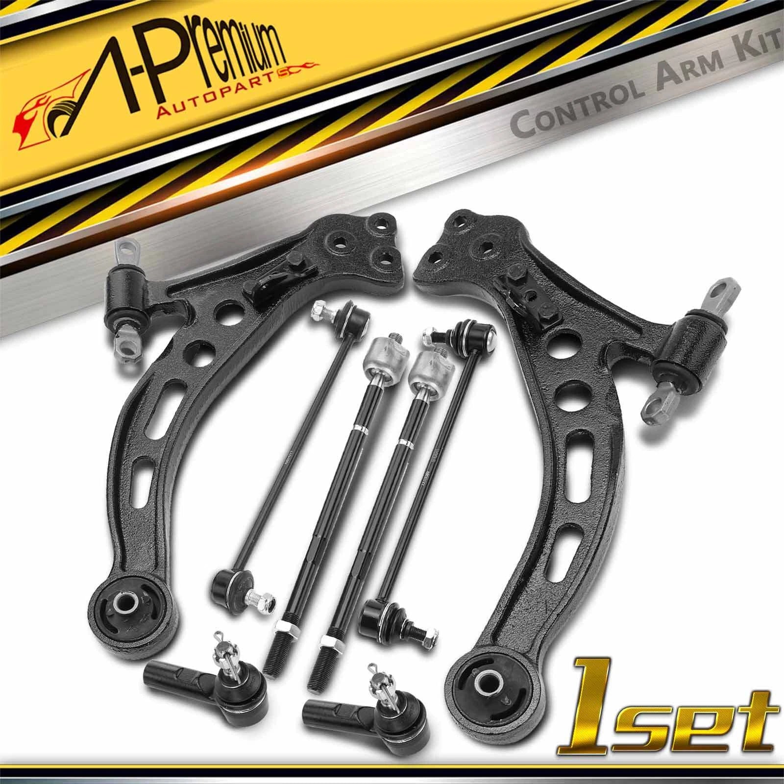 Front Control Arm & Sway Bar End Link Kit for Toyota Camry Avalon (2007-2019)