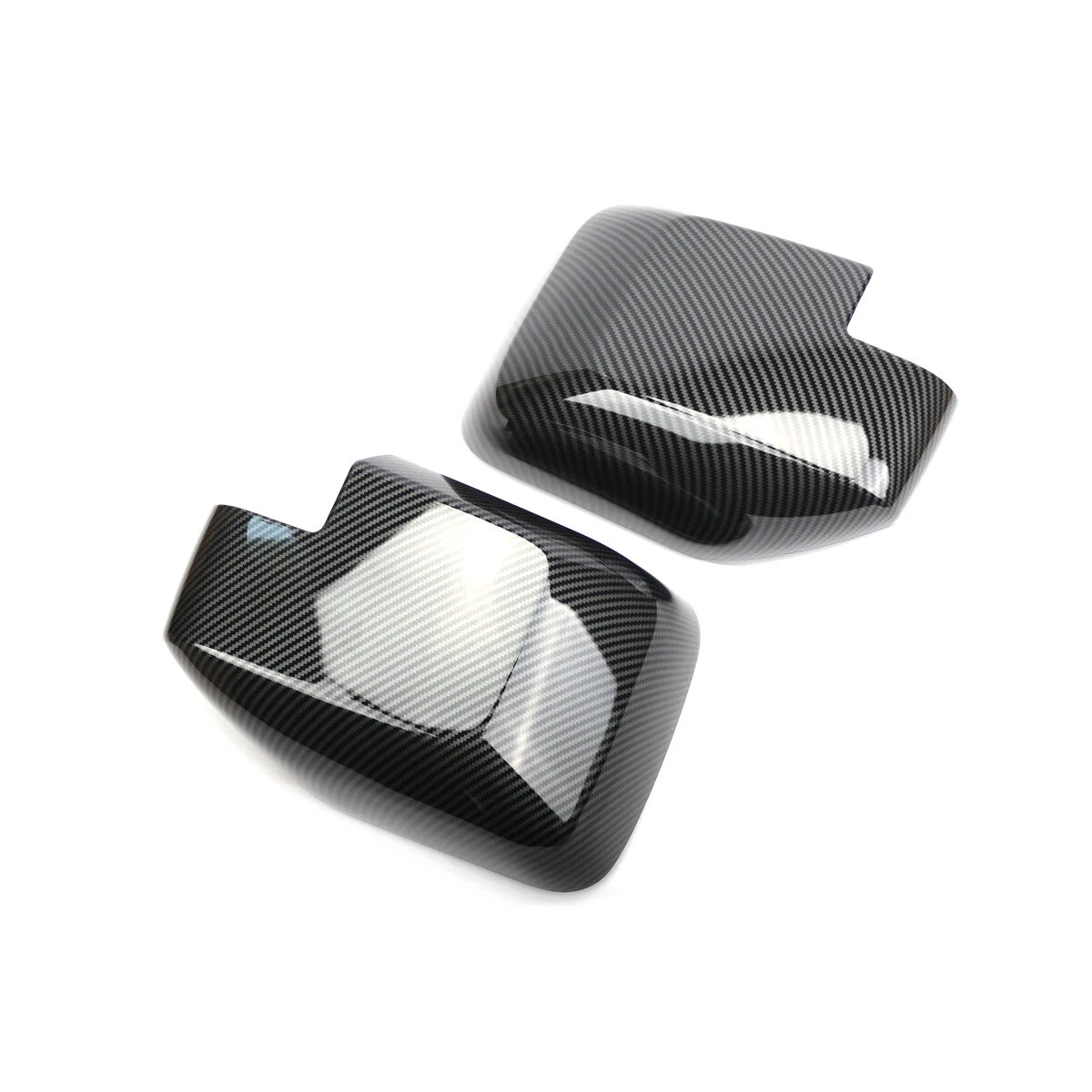 Carbon Look Tape-On Side Mirror Cover Caps for Ford Bronco (2021–2024)