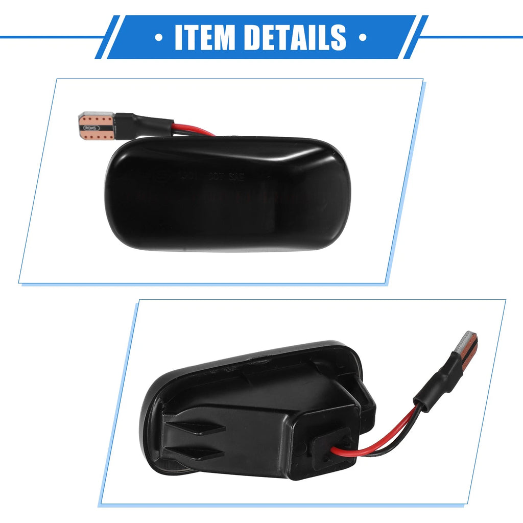 1 Pair LED Side Marker Turn Signal Light for Honda S2000 (2008–2009)