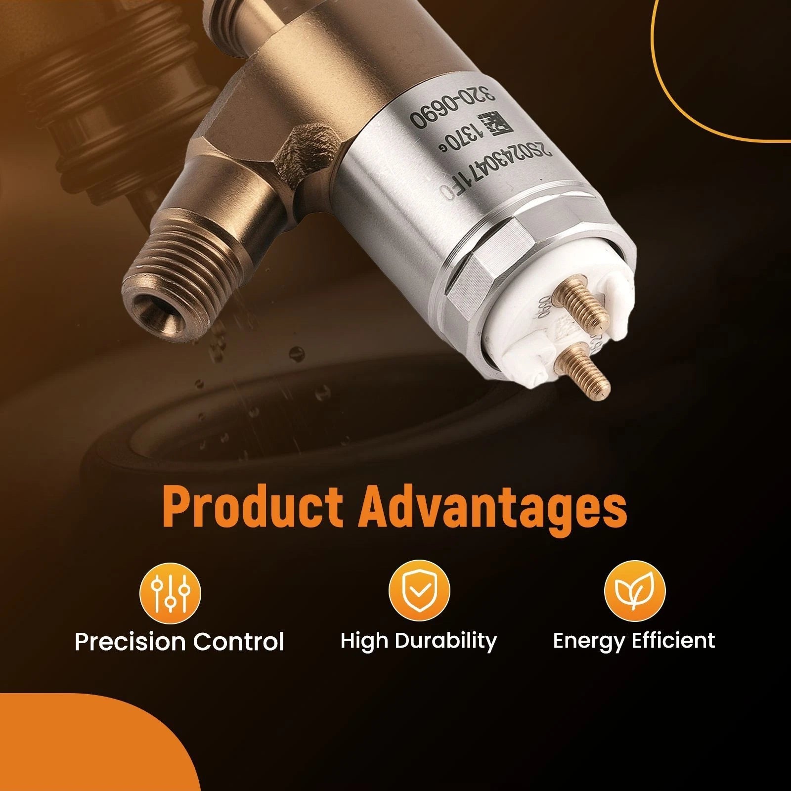 Set of 6 Fuel Injectors for CAT 320D Series