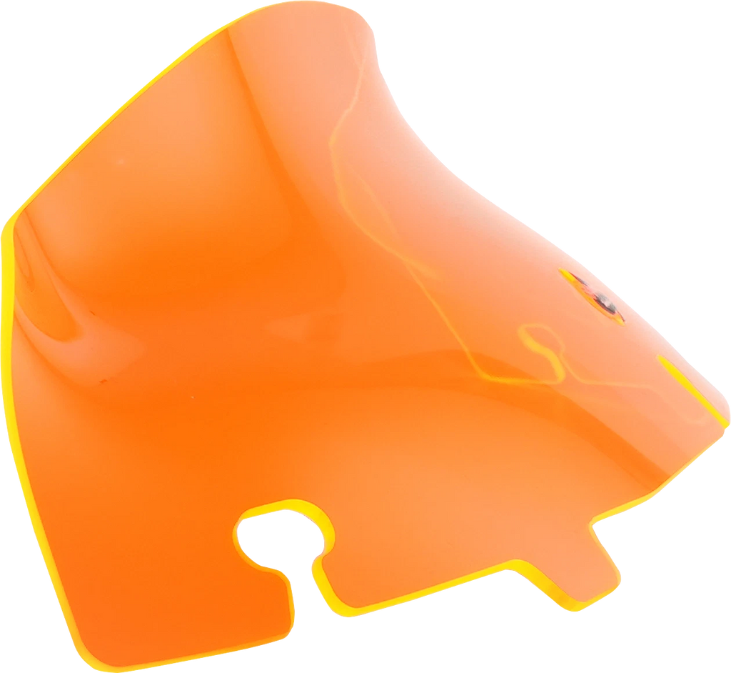 Klock Werks Kolor Flare Windshield 6.5" for FLH (KWW-01-0638) Orange Ice