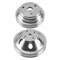 Double Groove Water Pump Crank Pulley for Chevy 265 283 305 327 350 (1955–1986)
