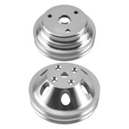 Double Groove Water Pump Crank Pulley for Chevy 265 283 305 327 350 (1955–1986)