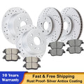 Disc Rotors and Brake Pads Kit for Hyundai Sonata Kia Optima (2011–2015)