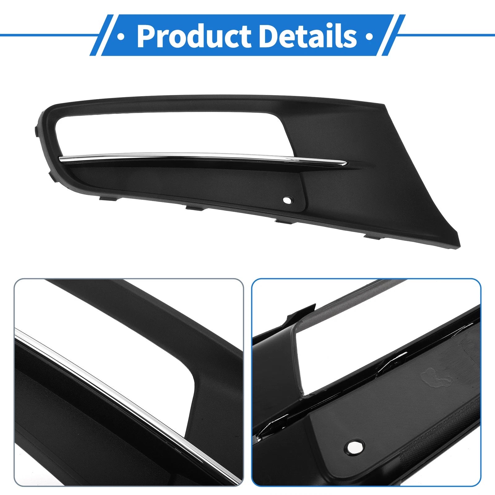 1 Pc Fog Light Grill for Volkswagen Sharan (2012–2019) No. 7N0853666B