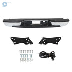 Chrome Rear Step Bumper for Chevy Silverado 1500 GMC Sierra 1500 (1999–2007)