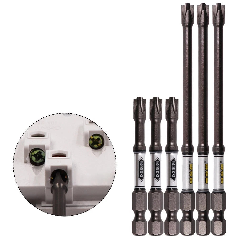 Magnetic Slotted-Cross Screwdriver Bit for Electrician FPH2 6mm (65-110mm)