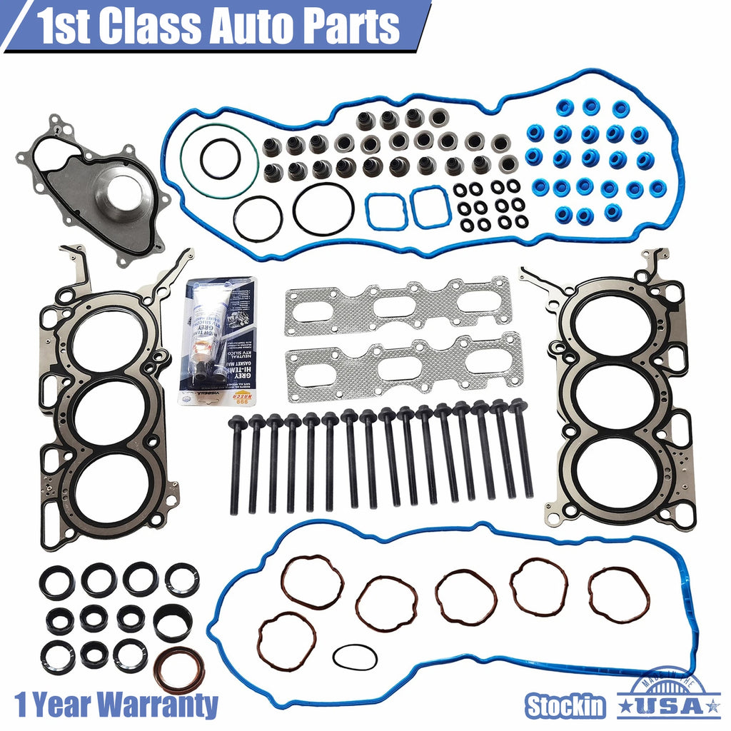 Engine Cylinder Head Gasket Set for Ford Edge Lincoln MKS MKT MKX (2007–2020)