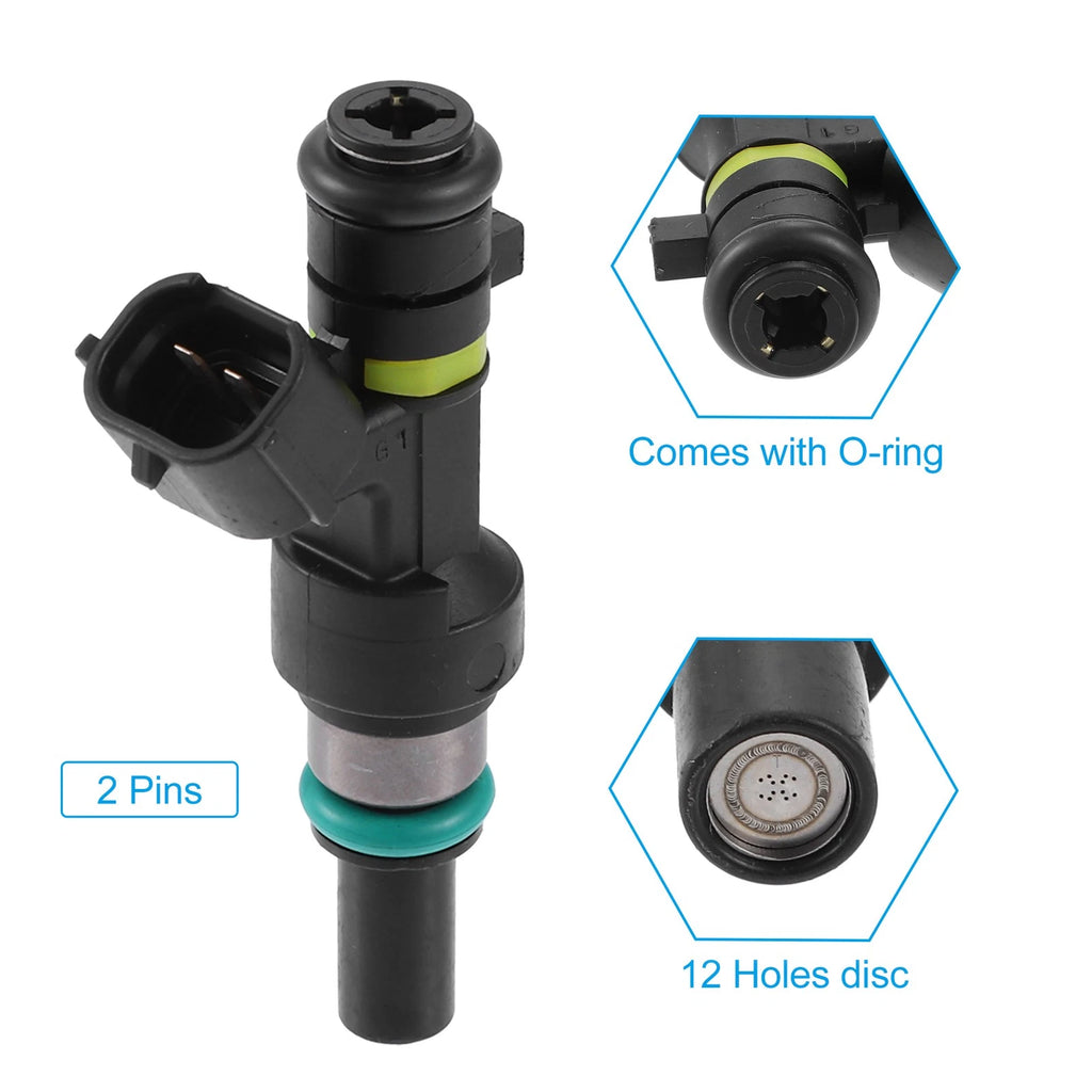 Set of 4 Fuel Injectors 16600-3TA0A FBY21B0 for Nissan Altima 2.5L (2013–2014)