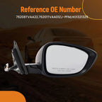 Right Rear View Mirror for Honda Accord EX/Sport (2018–2022) 76208TVAA22