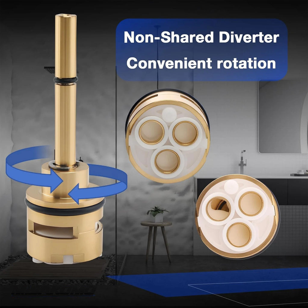 3-Function Diverter Cartridge Kit RP71718 for R11000 R22000 (Brass)