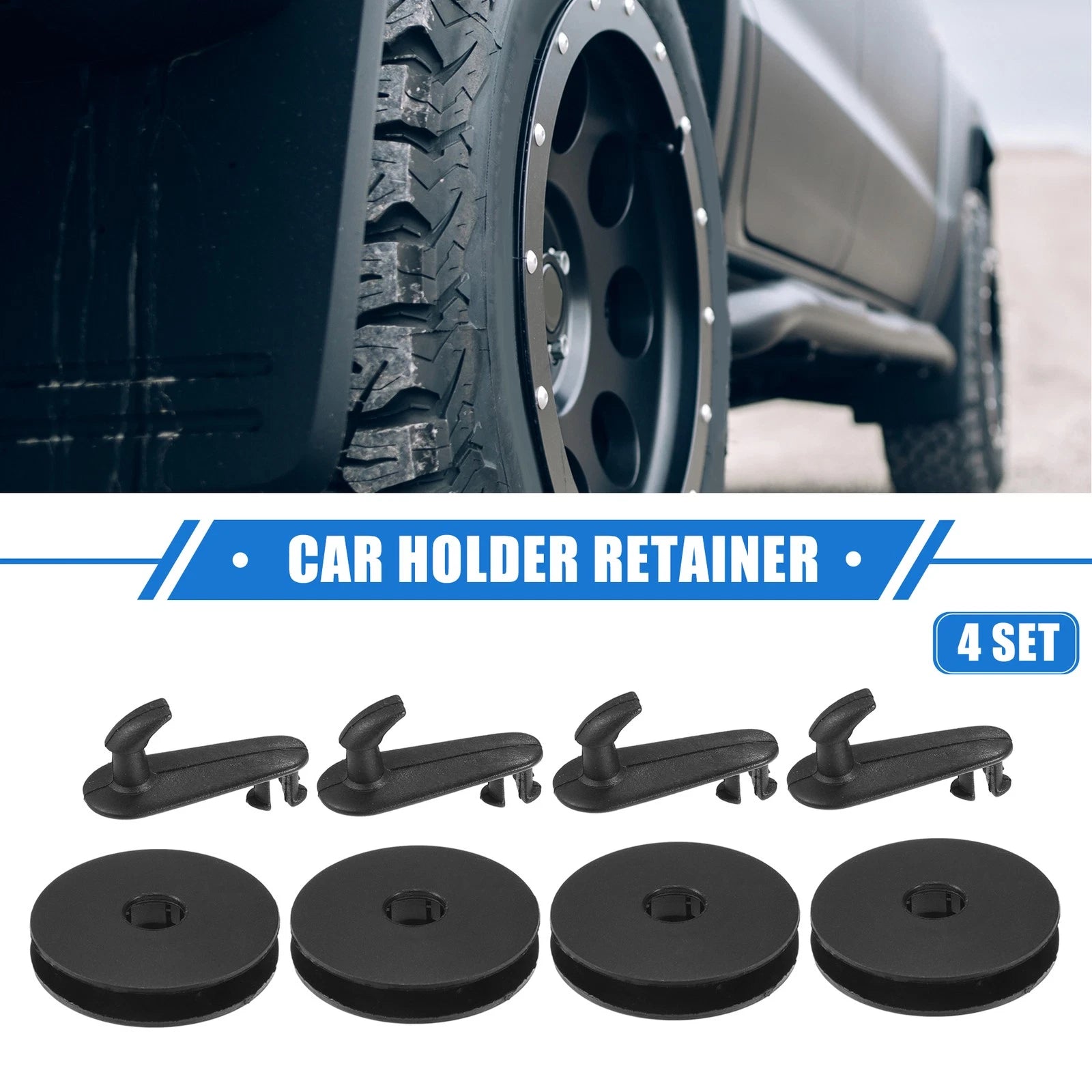 Set of 4 Floor Mat Fixing Clips for Toyota (Fits 65569-22864-01)