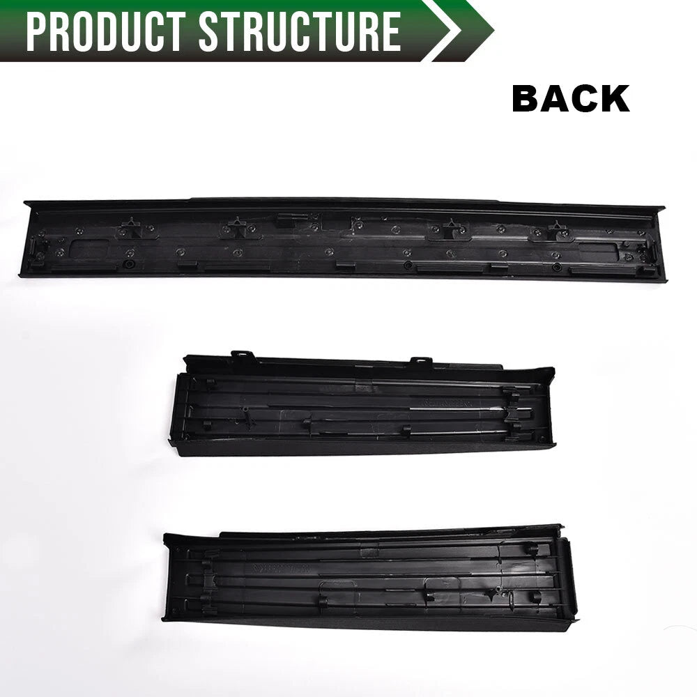 Tailgate Molding Trim for Ford F150 (2009–2014) Black Flexible Flex