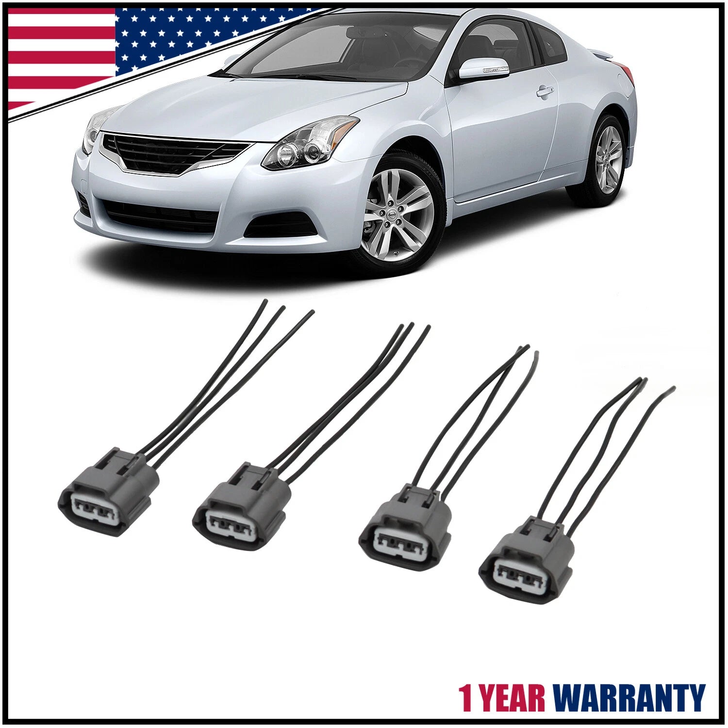Set of 4 Ignition Coil Connectors for Nissan Armada Cube March