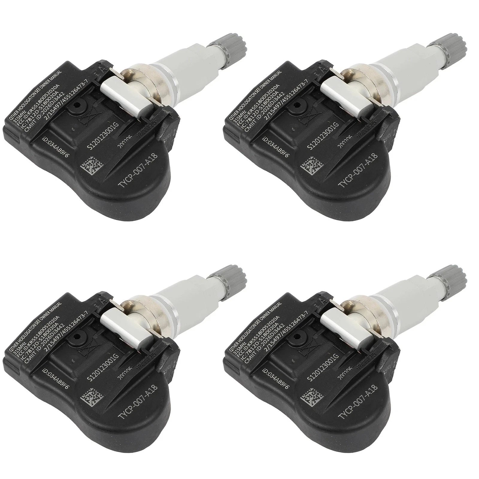 4X TPMS Tire Pressure Sensors for Land Rover Range Rover Sport (2005–2013) LR070840