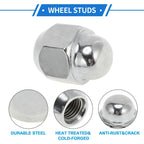 4 x M12x1.5 Wheel Lug Nuts for Hyundai Accent (2007-2009)