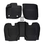 All Weather TPE Carpet Floor Mats for Honda (2015–2020) Black Anti-Slip Waterproof