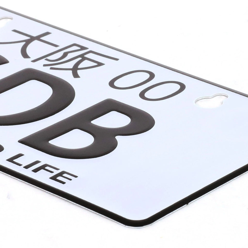 NRG Innovations Mini License Plate for Osaka (00) MP-001-GDB