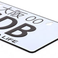 NRG Innovations Mini License Plate for Osaka (00) MP-001-GDB