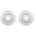 Set of 2 Bosch QuietCast Front Disc Brake Rotors 356mm for Audi A6 A7 Quattro (2012–2018)