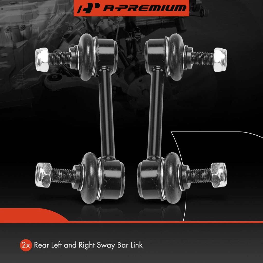 2X Rear Side Sway Bar Link with Ball Joint for Honda Passport (2002)