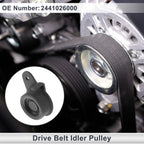 Drive Belt Idler Pulley for Kia Rio, Hyundai (2006-2011) - 1 x Quality Part