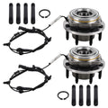 Front Wheel Hub Set of 2 for Ford F-250 F-350 Super Duty 4WD (2017–2022) HB615185PR