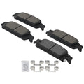 Rear Ceramic Brake Pads Kit for Chevrolet Silverado 1500/GMC Sierra 1500 (2014–2018)