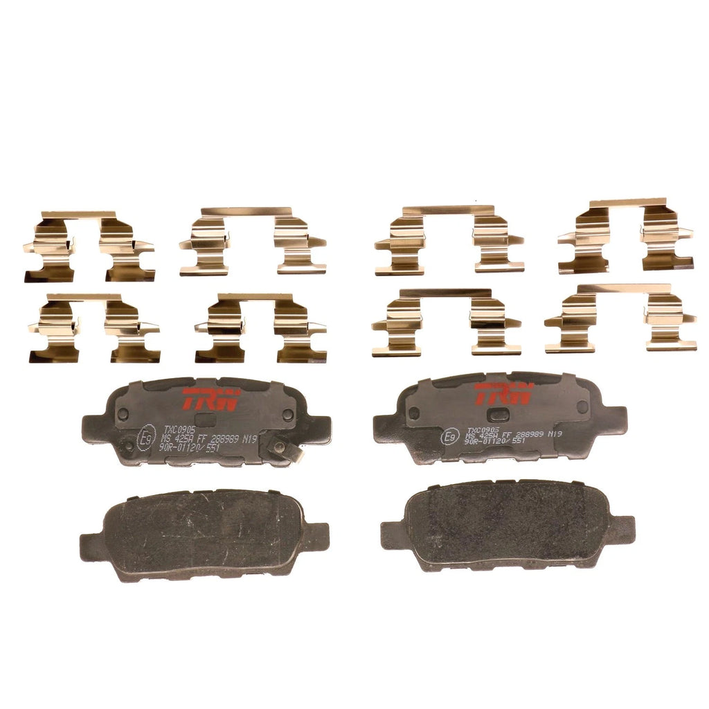 Set of 4 Disc Brake Pads for Nissan Altima (2002–2010)