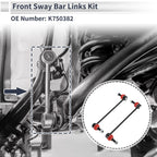 Set of 2 Front Stabilizer Bar Links for Dodge Journey (2009–2020) No.K750382