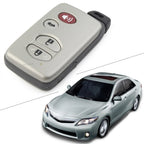 Set of 4 Uncut Smart Key Fob Shell Cases for Toyota 4Runner Prius Camry
