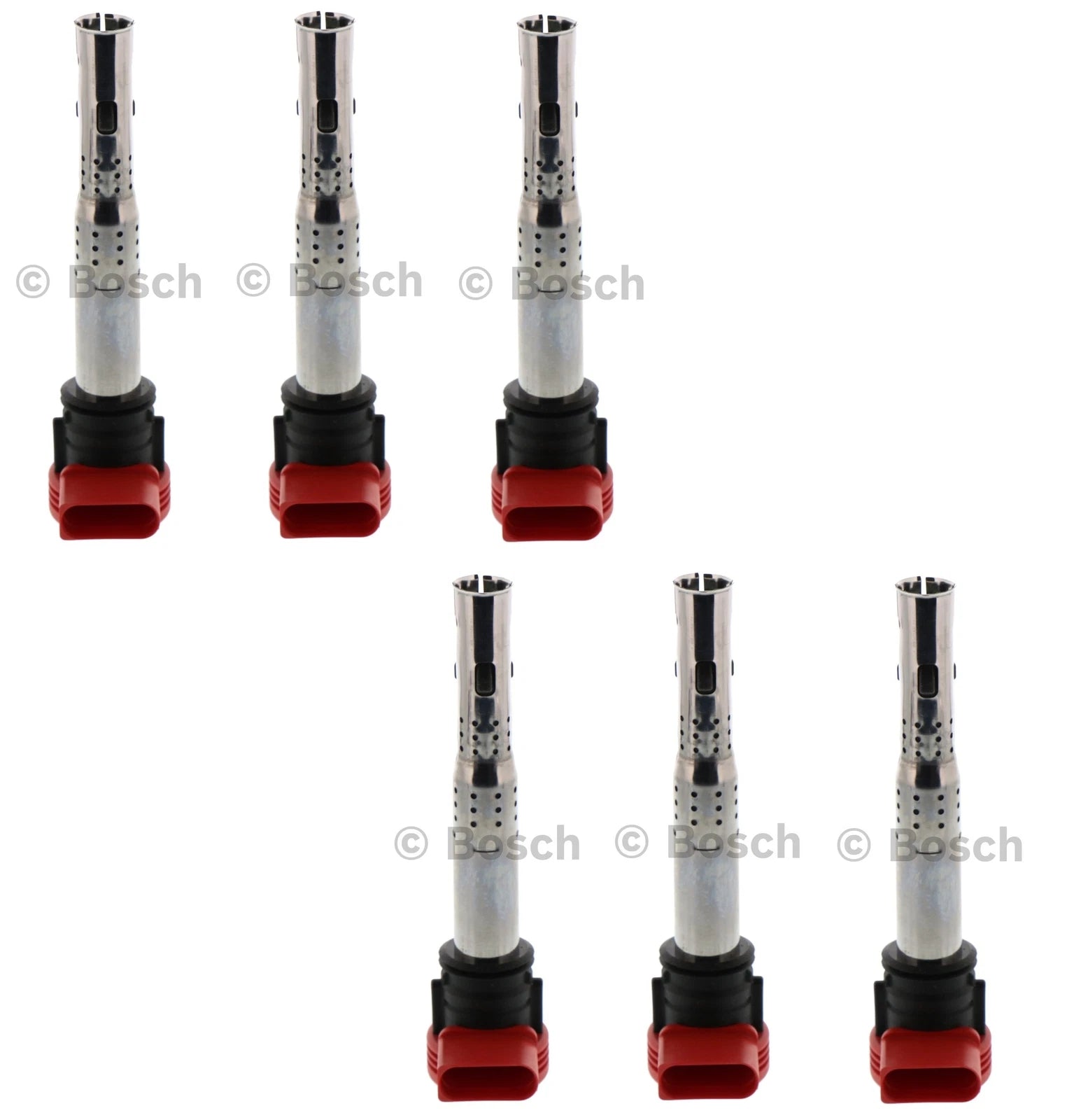 Set of 6 Bosch Ignition Coils for Audi A4 A8 Quattro Porsche Cayenne VW Touareg (2002–2018)
